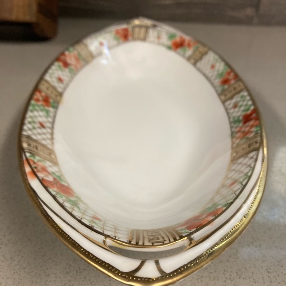 Beautiful Nippon tray with 6 sauce bowls - Picture 3 of 6